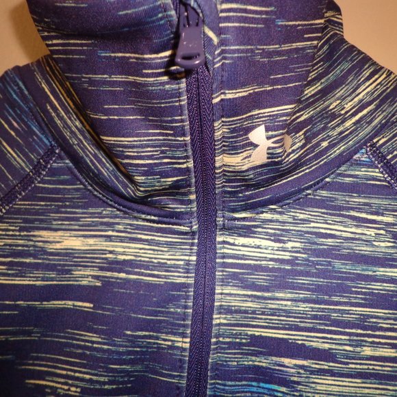 New Under Armour Wm's Coldgear Cozy Printed 1/2 Zip Shirt S - Picture 5 of 14